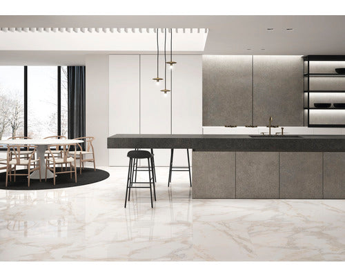 Vloertegel Calacatta Gold 60x120 cm polished rect