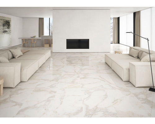 Vloertegel Calacatta Gold 60x120 cm polished rect
