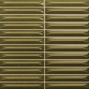 Wandtegel Arrow Olive 20x20 cm – Keramiek Glans Reliëf KitKat – Olijfgroen 3D