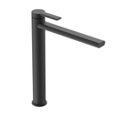 Wastafelkraan Rondo by FuturBath mengkraan hoog mat zwart H-29cm