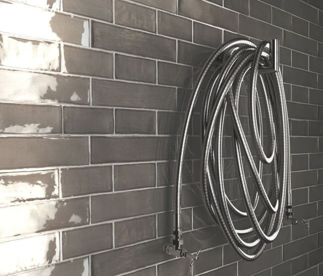 Wandtegel Mayolica Grey 7,5x30 cm