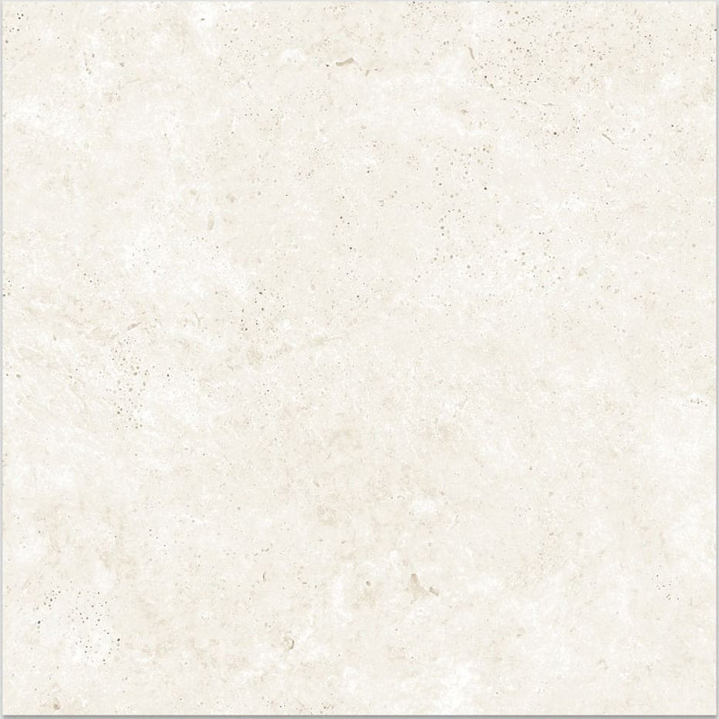 Terrastegel Travertine Beige 60x60x2 cm Vierkant – Keramisch Porselein Mat Gerectificeerd R10 – Natuursteen Look