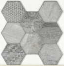 Vloertegel Vesta Mix Grijs 45x45 cm