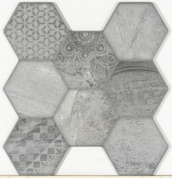 Vloertegel Vesta Mix Grijs 45x45 cm