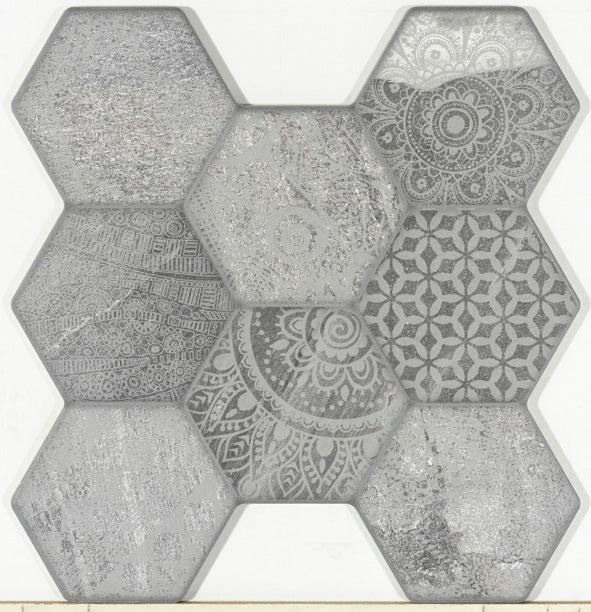 Vloertegel Vesta Mix Grijs 45x45 cm