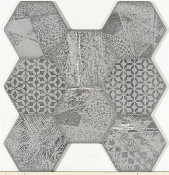 Vloertegel Vesta Mix Grijs 45x45 cm