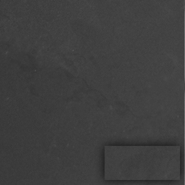 Wandtegel Dante Black Uni 12x24 cm