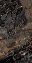 Vloertegel Cascade Black 80x160 cm