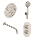 sa Rondo inb. Dou-set therm. 2-weg muur nikkel 30cm