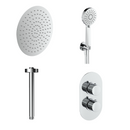 sa Rondo inb. Doucheset therm. 2-weg plaf. chr 20cm