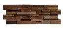 Steenstrip Houten Wandstrip Acacia 3D 20x60x1,7 cm 10-line
