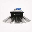 Lijmkam set Genesis All-in-one 4, 6, 8 en 10 mm - 6 bladen, handvat en koffer
