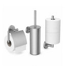 AquaVik Åsmund Toilet Accessory Set Stainless Steel Brushed 3-piece - Wall Mount