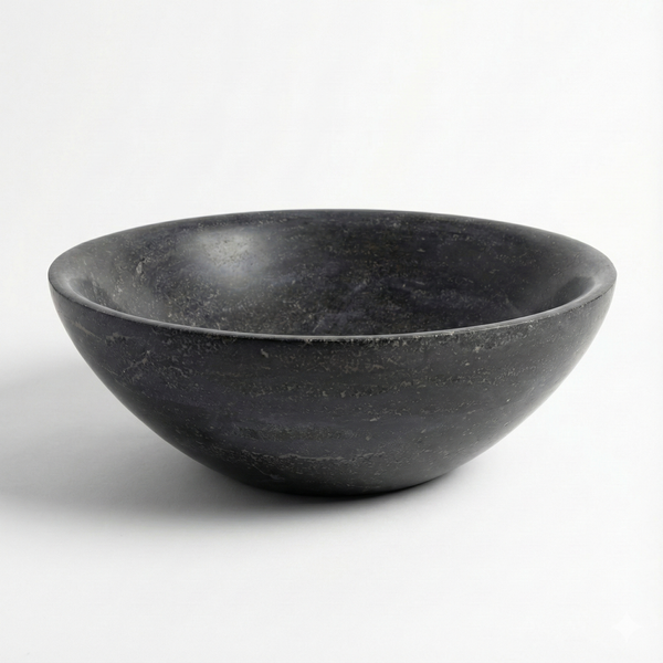 AquaVik Washbasin Stone Bluestone Honed 32x12 cm