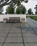 Keramische Tuintegel Ark Antraciet 60x120x2 cm Rechthoek - Porselein Mat Vorstbestendig - Betonlook Voor Buiten