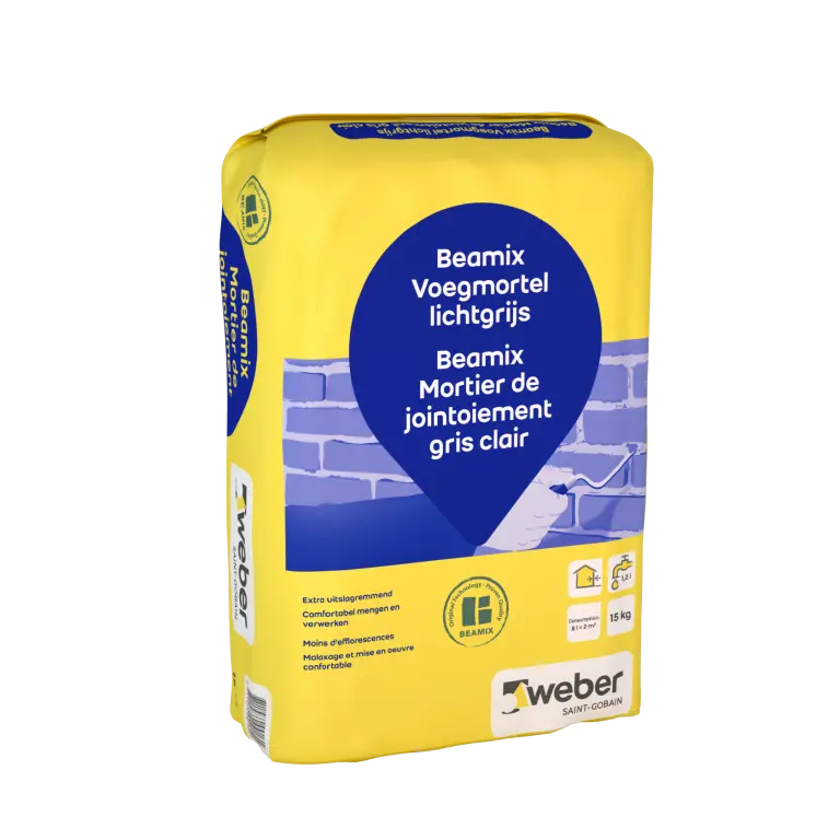 Beamix  Voegmortel  Lichtgrijs 15 KG