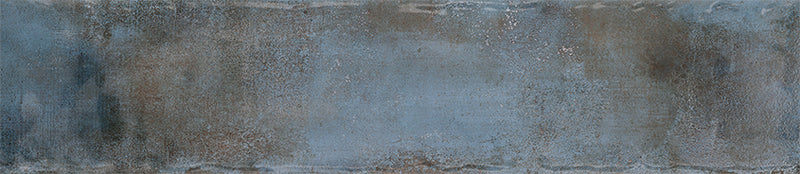 Wandtegel Monpelli Blue Mix 6,5x29,8 cm Rechthoek – Keramiek Glans Gerectificeerd – Mediterrane Blauwtinten