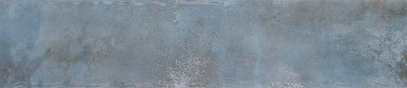 Wandtegel Monpelli Blue Mix 6,5x29,8 cm Rechthoek – Keramiek Glans Gerectificeerd – Mediterrane Blauwtinten