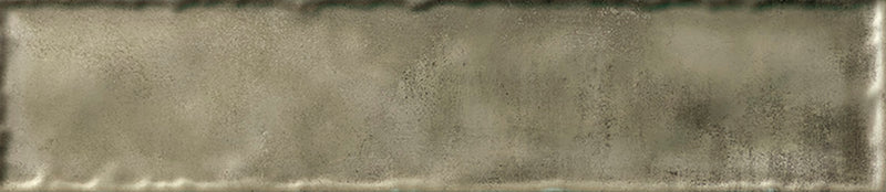 Wandtegel Monpelli Olive Mix 6,5x29,8 cm Rechthoek – Keramiek Glans Gerectificeerd – Olijfgroene Tinten