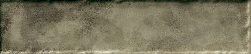 Wandtegel Monpelli Olive Mix 6,5x29,8 cm Rechthoek – Keramiek Glans Gerectificeerd – Olijfgroene Tinten