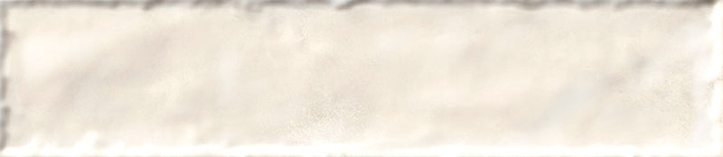 Wandtegel Monpelli White Mix 6,5x29,8 cm Rechthoek – Keramiek Glans Gerectificeerd – Natuurlijk Wit