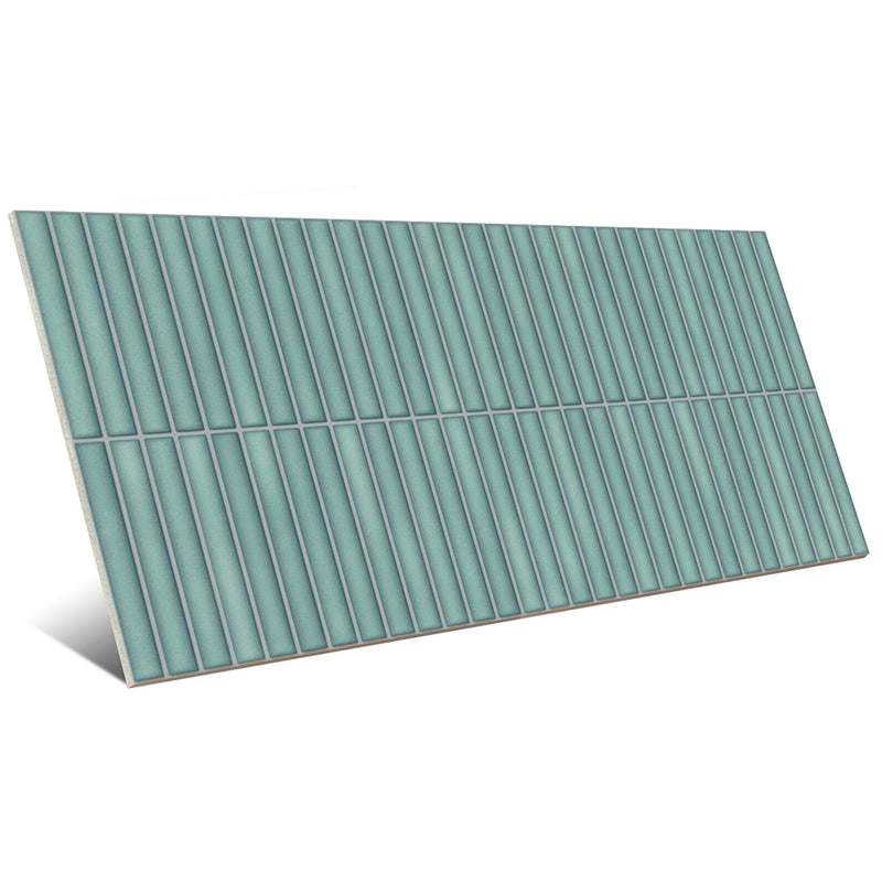 Wandtegel Deco Lingot Aqua 32x62,5 cm Rechthoek – Porselein Zijdeglans – Frisse Aquatint