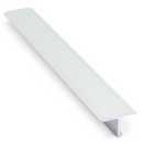 EDA147.81 Aluminum Transition Strip T-Profile - Matte Silver - 22mm - 2.5m
