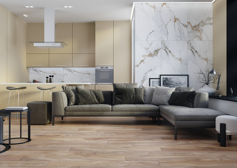 Vloertegel Kian Gold 60x60 cm