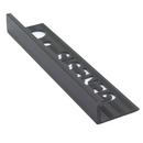 ESP080.16 PVC Tegelprofiel Recht - Zwart - 8mm - 2,5m