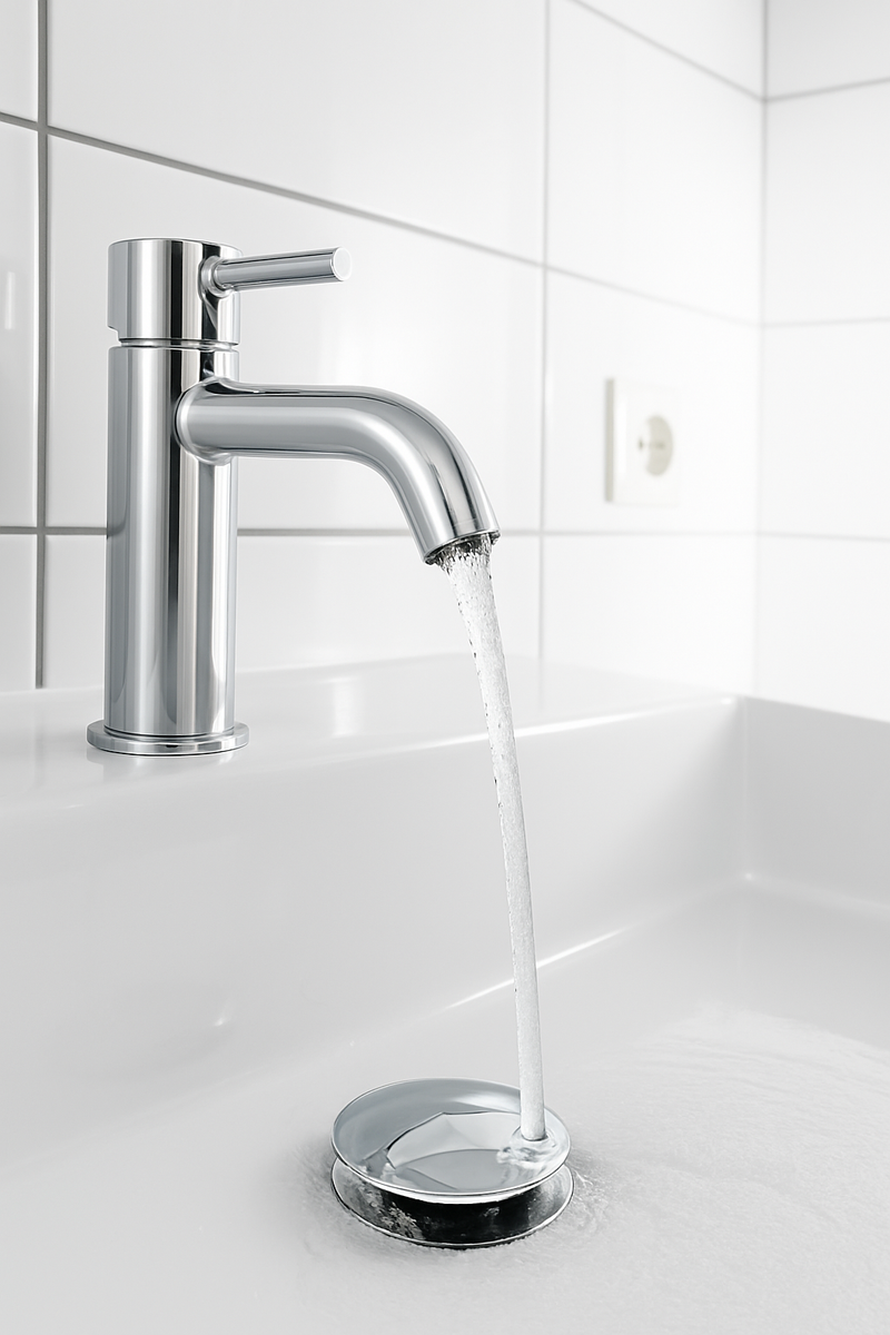 Sifonset esben click plug met overloopgat met kunststof plugbekersifon by L'Aqua®