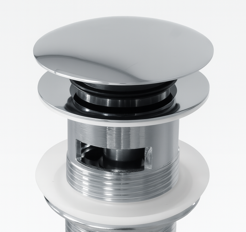 Sifonset esben click plug met overloopgat met kunststof plugbekersifon by L'Aqua®