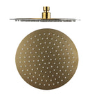 Hoofddouche Flat Rond 25cm Geborsteld Goud