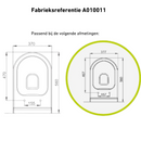 Wc bril Terra Slimline softclose A010011