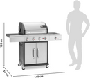 GasBBQ Landmann Triton MaxX PTS 4.1 Zilver