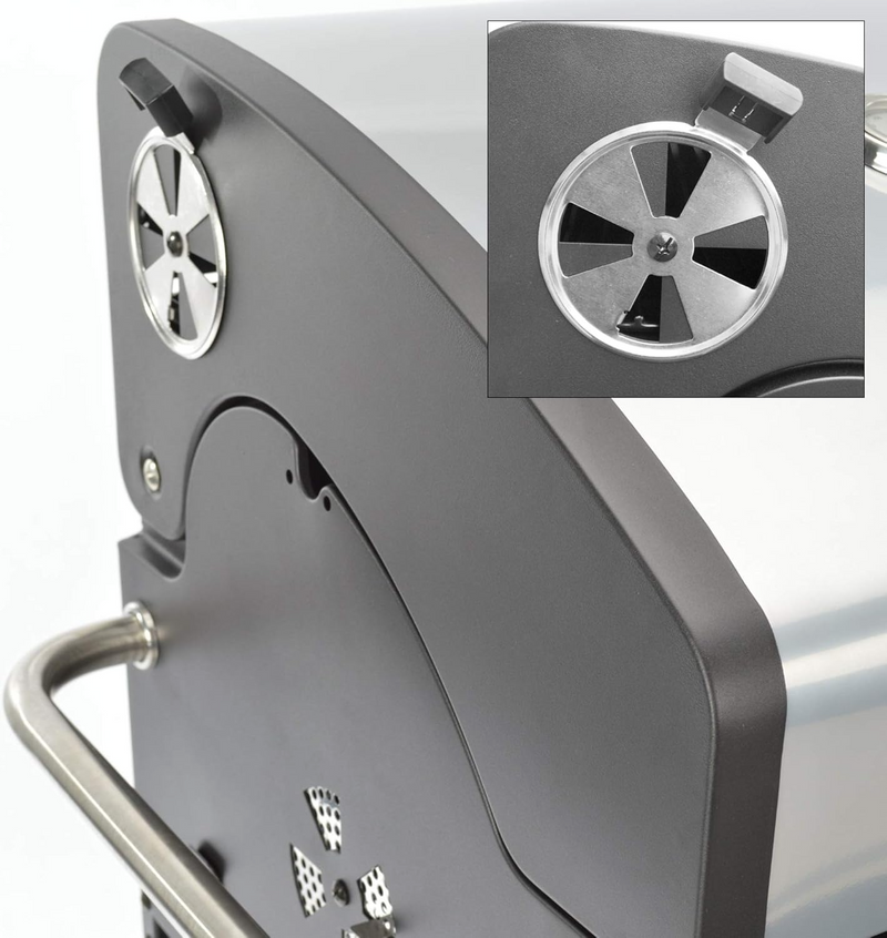 HoutskoolBBQ Grillchef by Landmann  Silver Wagon  Zilver | Zwart