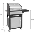 HoutskoolBBQ Grillchef by Landmann  Silver Wagon  Zilver | Zwart