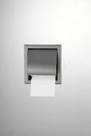 Inbouw toiletrolhouder Gun metal RVS  by L'Aqua®