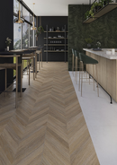 Keramisch Parket Dinamarca Abedul 60x120 cm – Porselein Mat Chevron Houtlook
