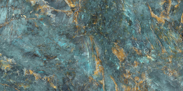 Vloertegel VN Lemurian Blue 60x120 cm hoogglans