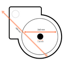 Complete Fonteinset Sven Hardsteen met Chroom Kraan en Afvoerset by L'Aqua®