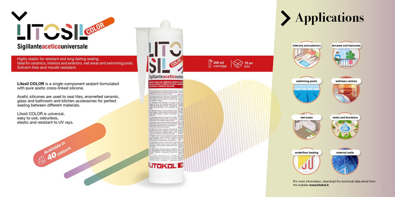 Litokol Litosil voegkit 300 ml Brown 4