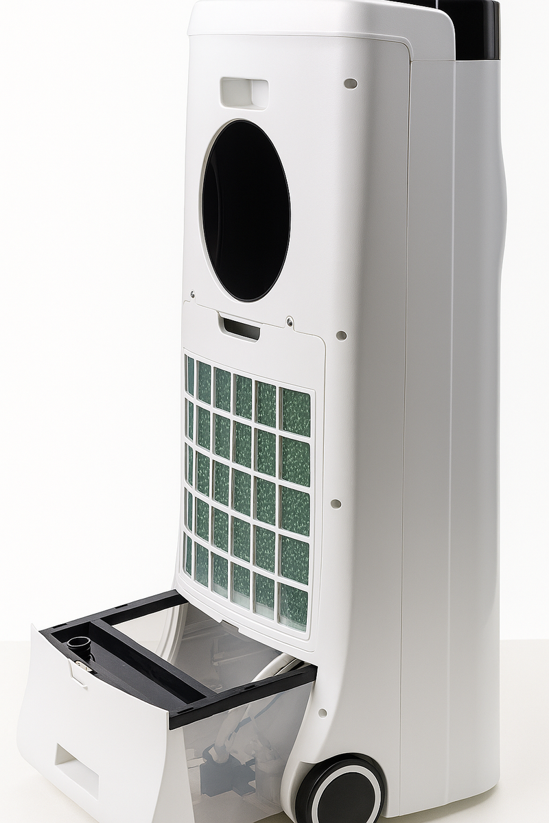 3in1 Aircooler Arctic Breeze R117 - 3in1 Bladloze Luchtkoeler Humidifier 75W 230V Luchtbevochtiger