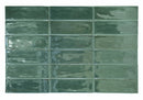 Wandtegel Calpe Green 5x15 cm glans