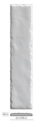 Wandtegel Monpelli Ivory Mix 6,5x29,8 cm Rechthoek – Keramiek Glans Gerectificeerd – Warme Ivoortinten