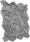 Mozaïekmat Beachstone rol Dark grey 34,0 x 150,0 cm by KB Stone