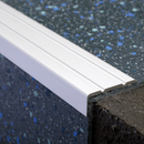 NAS107.81 Aluminium Trapneus Zelfklevend - Mat Zilver - 25x10mm - 0,9m en 2,7m