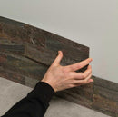 Natuursteen Plakstrip Slimline Amazone Interlock 15x60 cm wanddecoratie