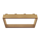 Opbouwnis voor douchewand, 4 Handdoekhaken, aluminium, 60 × 30 × 8 cm – Bruin brons
