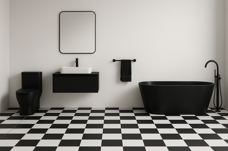 Vloertegel RAL White 20x20 cm mat