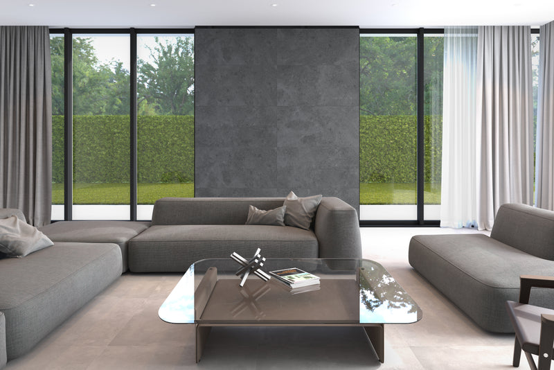 Vloertegel Serenastone Graphite 60x60 cm